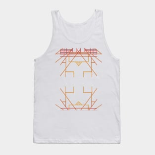 Golden Art Deco Tank Top